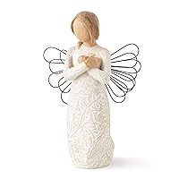 Willow Tree Remembrance Angel (Lighter Skin), Memories…Hold Each one Safely in Your Heart, A Gift to Express Sympathy, Comfort, Remembrance and Healing, Sculpted Hand-Painted Figurine