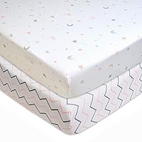 American Baby Company 2 Pack Fitted Mini Crib Sheet 24