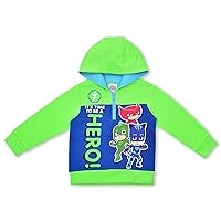 PJ Masks Catboy, Gekko and Owlette Boys Hoodie for Toddlers and Big Kids – Green/Blue