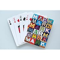 MARK Personalized Playing Cards Using Sign Letters