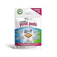 Awesome Pond Pods, Eats Pond Sludge, Makes Tapwater Safe, Reduces Filter Cleaning - 12 Pack
