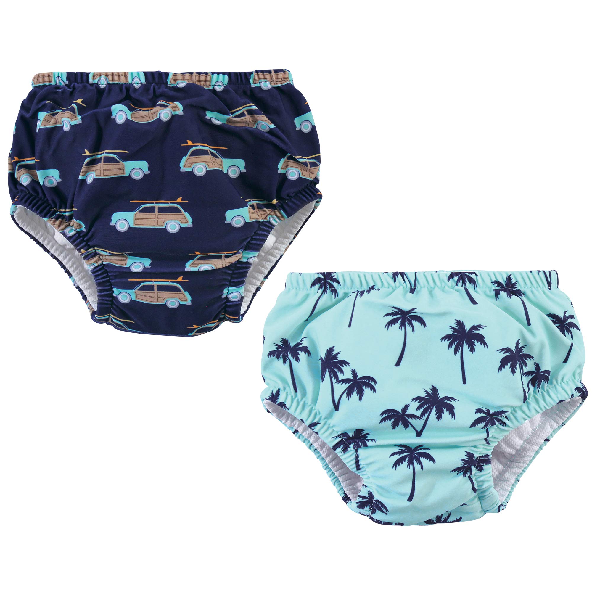 Hudson Baby Unisex Baby Swim Diapers, Palm Trees, 5 Toddler