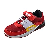 Sonic The Hedgehog, Boys Girls Kids Low Top Sneakers Trainers with Flashing Lights, Red, Size 9-4