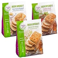 Molly & You Savory Beer Bread Mix Variety Pack (Pack of 3) - A Quick & Easy, Gourmet, Bread Mix, Artisan Bread Kit - No Bread Machine Needed - Just Add Beer or Soda