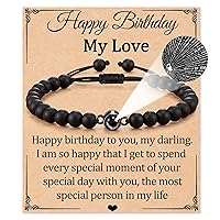 Gifts for Dad Husband Boyfriend Anniversary Bracelet Gifts for Him Boyfriend Husband 100 Language Love Bracelet