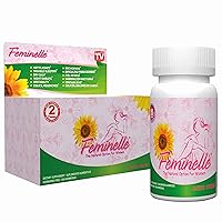 Menopause Supplement for Women FEMINELLE Original Formula - 1 Month Supply Fast PMS & Menopause Relief - Hot Flashes, Trouble Sleeping, Night Sweats, Mood Swings, Weight Gain, Hair Loss, Low Energy