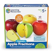 Bring fractions to life with these sectioned apple magnets