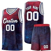 Custom Basketball Jersey 90S Hip Hop Athletic Sports Shirts Printed Personalized Name Number for Men Kids