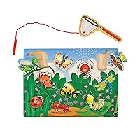 Magnetic Wooden Bug-Catching Puzzle Game (10 pcs)