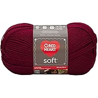 Red Heart Soft Yarn, Wine - E728.4608
