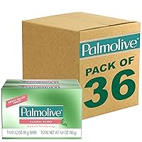Palmolive Bar Soap, Green - 2 Count (pack of 36)