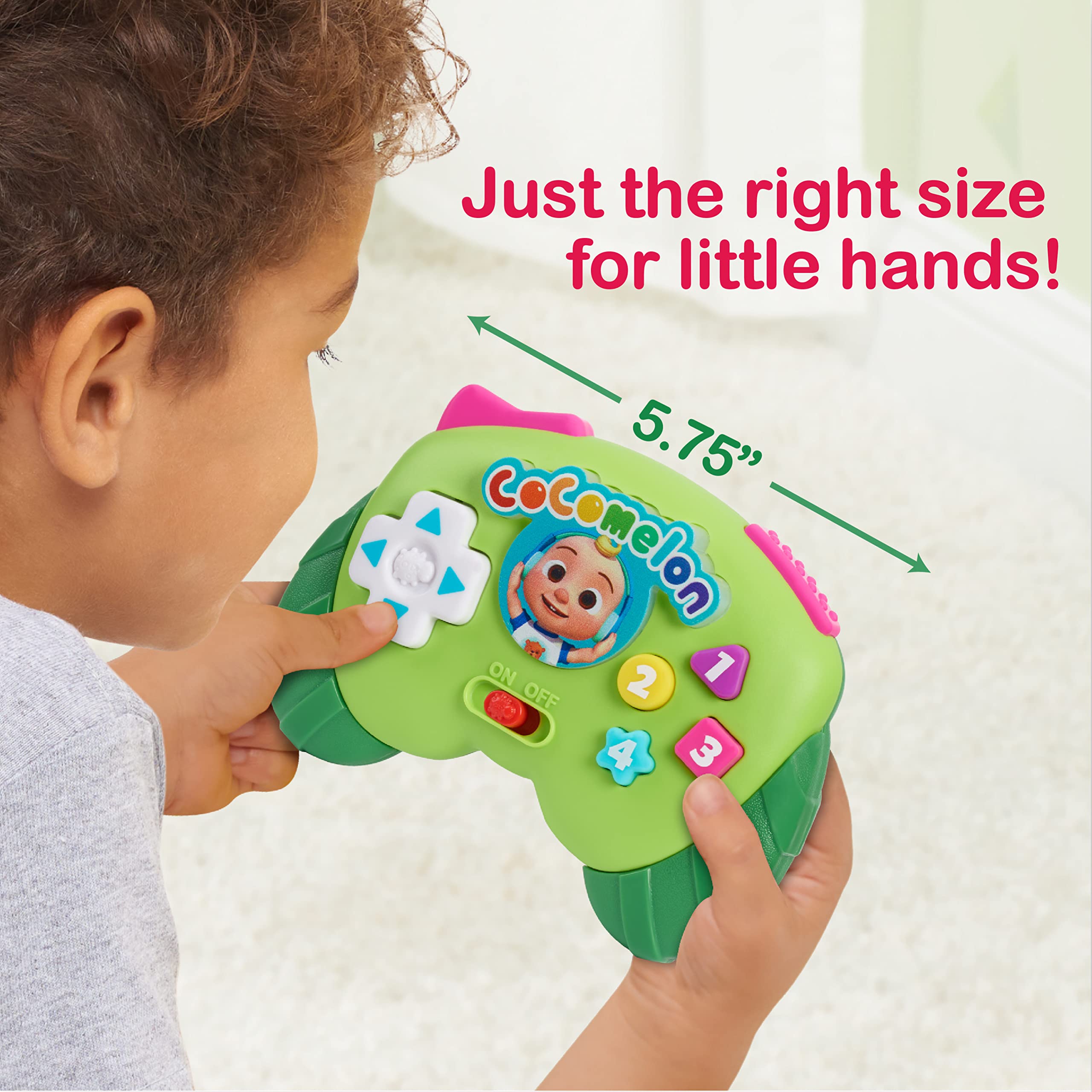 CoComelon Lots to Learn Game Controller, Preschool Learning and Education, Officially Licensed Kids Toys for Ages 18 Month by Just Play
