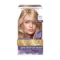 Excellence Cool Supreme Permanent Gray Coverage Hair Color, Ultra Ash Medium Blonde