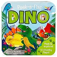 Peek-a-Flap Dino - Children's Lift-a-Flap Board Book, Gift for Little Dinosaur Lovers, Ages 2-7 Peek-a-Flap Dino - Children's Lift-a-Flap Board Book, Gift for Little Dinosaur Lovers, Ages 2-7 Board book
