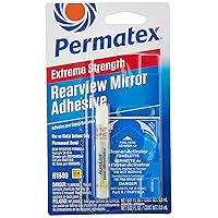 Permatex 81840 Extreme Rearview Mirror Profressional Strength Adhesive Kit , White