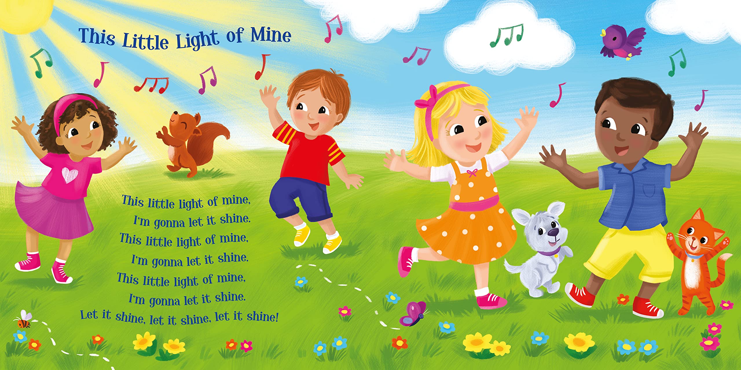 Jesus Loves Me and Other Bible Songs - Christian Children’s Books with 6 Sound Buttons for Toddlers