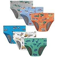 Boboking Boys Training Toddler Underwear Truck Potty Briefs For Girls & Boys Pack Of 6
