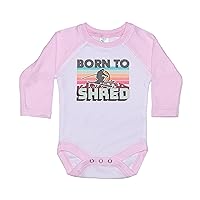 Winter Sports Baby Onesie/Skiing Born to Shred/Baby Skiing Outfit/Skiing Baby Bodysuit/Unisex Infant Romper