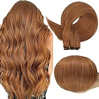 Full Shine 22 Inch Weft Extensions Remy Hair Auburn Hair Extensions Sew In Weft Hair Extensions Soft Silky Hair Real Hair Extensions Sew In Weft Human Hair Sew In Auburn Brown 105G