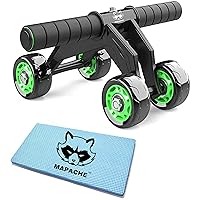 Automatic Rebound Ab Abdominal Exercise Roller Wheel - Core Strength Trainer, Ab Workout Equipment, Dual Wheel Design, Fitness Home Gym Exercise Tool for Abs, Core