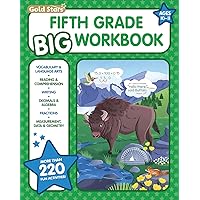 5th Grade BIG Workbook: All Subjects for Kids 10 - 11 includes 220+ Activities Reading Comprehension, Vocabulary and Language Arts, Writing, Math ... Fractions, Geometry, Decimals and More