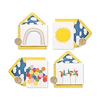 Papyrus Blank Cards with Envelopes, Little Box of Happy (20-Count)