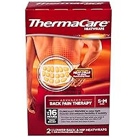 Thermacare, Advanced Back Pain Therapy S-M Heatwraps, 2 Count