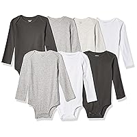Carter's baby-girls 7-pack Long Sleeve BodysuitsShirt