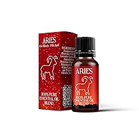 Mystix London | Aries Zodiac Sign - Astrology Essential Oil Blend 10ml - for Diffusers, Aromatherapy & Massage Blends | Perfect as a Gift | Vegan, GMO Free