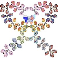 30 PCS Magic Flying Butterfly Fairy Flying Toys Wind up Rubber Band Powered Butterfly Toys Decoration for Colorful Bookmark and Greeting Card Surprise Gift