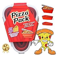 Pizza Storage Container with 5 Microwavable Serving Trays BeinCart Pizza Storage Container with 5 Microwavable Serving Trays BeinCart