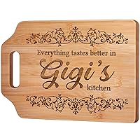 Gigi Gifts - Engraved Bamboo Cutting Board 12.3