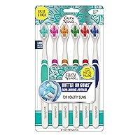 GuruNanda Butter On Gums Toothbrush with 8000+ Softex Bristles, Ultra Soft Bristles for Sensitive & Receeding Gums, Perfect for Whiter Teeth, 6 Count