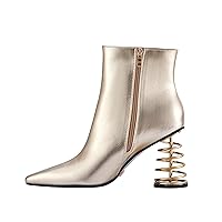 Slinky Metal Caged Bootie