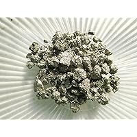 Pyrite - Medium Chips no Powder - 100% Pyrite Life+Love! Grounding Abundance Prosperity! med(1 Ounce)