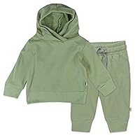 HonestBaby Multipack Pullover Hoodie Sweatshirt Jogger Sweatpant Sets Organic Cotton Baby, Toddler, Boys, Girls, Unisex