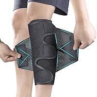 Calf Brace Leg Compression Sleeves for Men & Women for Swelling, Shin Splints for Calf Muscle Wrap, Elastic Band for Pressure