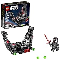 LEGO Star Wars Kylo Ren’s Shuttle Microfighter 75264 Star Wars Upsilon Class Shuttle Building Kit, New 2020 (72 Pieces)
