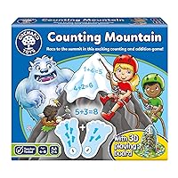 Orchard Toys Counting Mountain Game, Educational Maths Game, Develops Counting and Addition from 1-10, Perfect for Kids Age 4-8, Educational Game Toy
