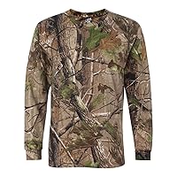 Adult REALTREE Camouflage Long-Sleeve T-Shirt (APG Realtree HD) (Large)