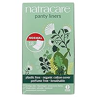 Organic & Natural Panty Liners,Normal Natracare 18 Liners Box