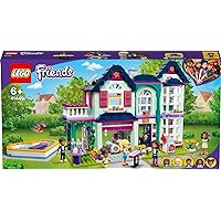 Lego 41449 Friends Casa Familiar de Andrea Juguete de Construcción Casa de Mini Muñecas con Piscina Estudio de Música