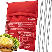 MyLifeUNIT Microwave Potato Bag, Baked Potato Microwave Baking Bag, Extra Long 14 Inch Japanese Hot Pot Chopsticks