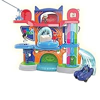 PJ Masks Deluxe Headquarters Playset with Lights and Sounds, 3