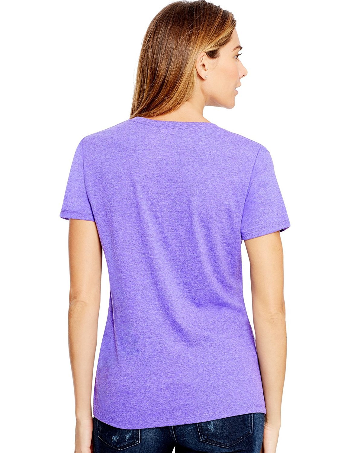 Hanes 42VT Ladies' X-Temp® Triblend V-Neck T-Shirt