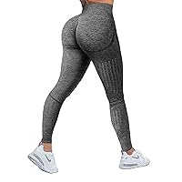 Fsphistik Scrunch Butt Leggings Women's High Waist Booty Lifting Opaque Butt Push Up, Seamless Yoga Trousers for Sports Yoga Fitness Gym Workout