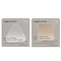 SUPERZERO Shampoo and Conditioner Set for Fine & Thin Hair, No synthetic fragrances