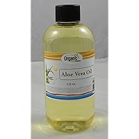 Organic Aloe Vera Oil - 100% Pure 240 ml (8 Oz)