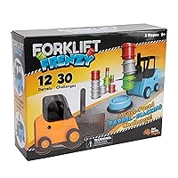 Fat Brain Toys Forklift Frenzy - 2-Player Stack & Matching Skill Game, Ages 8+