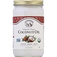 Organic Virgin Unrefined Coconut Oil, Great for Cooking, Baking, Hair, and Skin Care,Clear,30 Fl Oz (Pack of 1),40-05-VOC-0630-CS